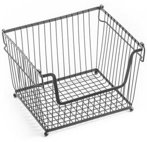Koszyk na owoce i warzywa metalowy czarny