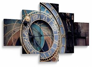 Obraz - Praski zegar astronomiczny, Praga (125x70 cm)