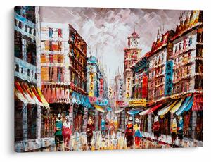 Obraz - Hong Kong, obraz olejny (70x50 cm)
