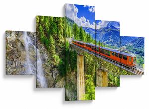 Obraz - Matterhorn, Zermatt, Wallis, Szwajcaria (125x70 cm)