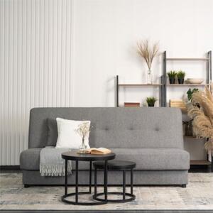 Wersalka Sofa Kanapa RozkÅadana Z FunkcjÄ Spania Dwuosobowa Szara ARUBA
