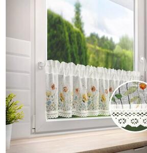 Firana gotowa EUROFIRANY Nati 150 x 30 cm BiaÅy