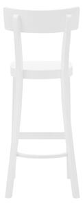 Krzesło barowe białe SEDIA