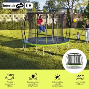 Trampolina ogrodowa z siatką wewnętrzną z drabinką dla dzieci 8FT 252cm Zipro Jump Pro Premium