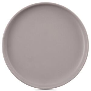 Talerz deserowy ceramiczny szary SKANDI 20,5 cm