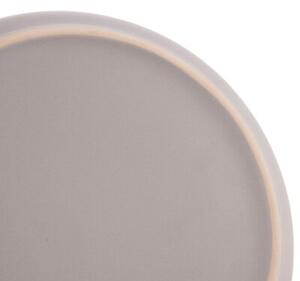 Talerz deserowy ceramiczny szary SKANDI 20,5 cm