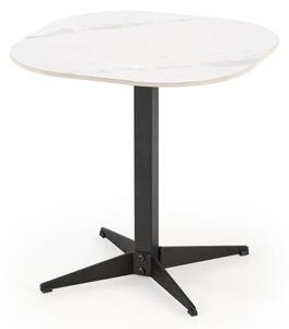 Åawa BORNA S 50x50 biaÅy marmur/czarna