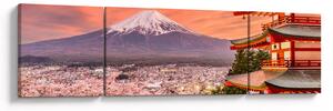Obraz - Fujiyoshida, Japonia (170x50 cm)