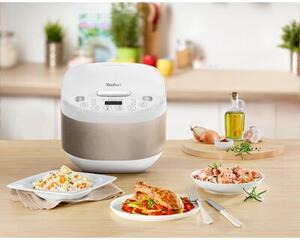 Multicooker TEFAL RK622130 Simply Cook Plus 12 programów z koszem do gotowania na parze i funkcją podtrzymywania temperatury, 4L