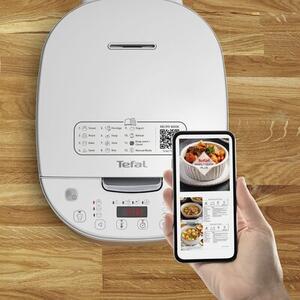 Multicooker TEFAL RK622130 Simply Cook Plus 12 programów z koszem do gotowania na parze i funkcją podtrzymywania temperatury, 4L