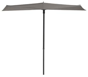 Madison Parasol balkonowy Sun Wave, 270 x 150 cm, jasnoszary