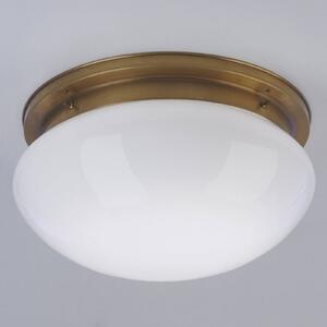 Berliner Messinglampen Lampa sufitowa Harry, możliwość ściemniania, mosiężny / złoty, salon / jadalnia, mosiądz, antyczny