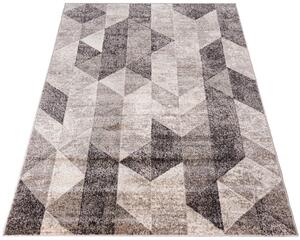 Nowoczesny prostokątny dywan w trójkąty - Uwis 5X