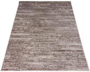 Nowoczesny beżowo-brązowy dywan w paski - Uwis 12X