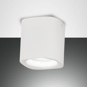 Fabas Luce Lampa sufitowa Smooth, 1-punktowa, biała, IP44