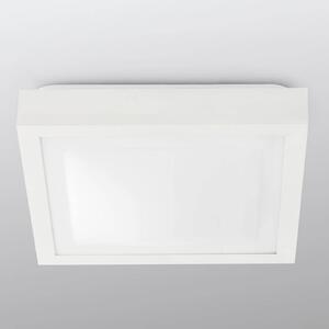 FARO BARCELONA Lampa łazienkowa sufitowa Tola, 32 x 32 cm, biała