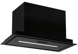 Okap MAAN Helios 60 Push Button Czarne szkÅo 455m3/h 59dB klasa B