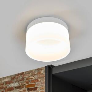 Helestra Lampa sufitowa LED Liv, możliwość ściemniania, biały / opal, salon / jadalnia, metal, nowoczesny