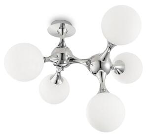 Ideallux Lampa sufitowa Nodi Bianco 5-punktowa E14