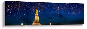 Obraz - Lampiony szczęścia, Bangkok (170x50 cm)
