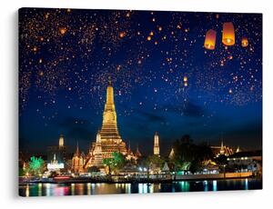 Obraz - Lampiony szczęścia, Bangkok (70x50 cm)