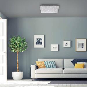 JUST LIGHT. GmbH Lampa sufitowa LED Sparkle CCT dim stal 45x45cm