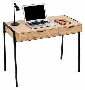 Nowoczesne biurko z szufladami dąb artisan M0-M11