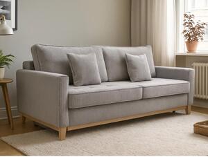 Sofa Artemis 214 cm sztruksowa rozkÅadana z pojemnikiem, Lincoln 86