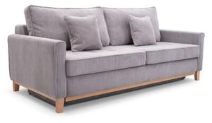 Sofa Artemis 214 cm sztruksowa rozkÅadana z pojemnikiem, Lincoln 86