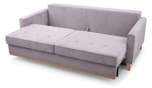 Sofa Artemis 214 cm sztruksowa rozkÅadana z pojemnikiem, Lincoln 86