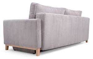 Sofa Artemis 214 cm sztruksowa rozkÅadana z pojemnikiem, Lincoln 86