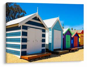 Obraz - Brighton Beach, Melbourne, Australia (70x50 cm)