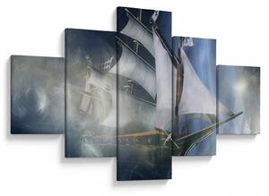 Obraz - Statek widmo (125x70 cm)