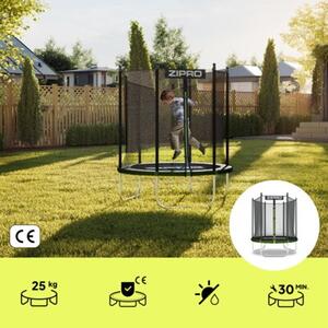 Trampolina ogrodowa dla dzieci z siatką zewnętrzną 4FT 127cm Zipro Jump Pro