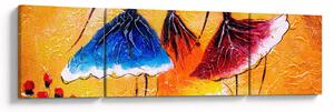 Obraz - Obraz olejny, baletki (170x50 cm)