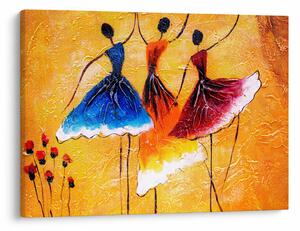 Obraz - Obraz olejny, baletki (70x50 cm)