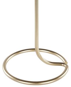 Zestaw 2 świeczników dekoracje żelazo minimalistyczny design złoty Panay Beliani