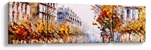 Obraz - Ulica w Paryżu (170x50 cm)