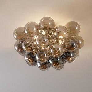 Maytoni Lampa sufitowa Balbo, klosze szary dym 13-punktowa
