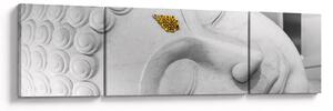 Obraz - Biały Budda (170x50 cm)