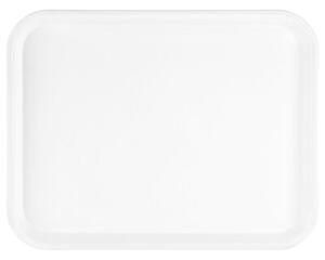 Taca do serwowania plastikowa biała 45,5x35,5 cm