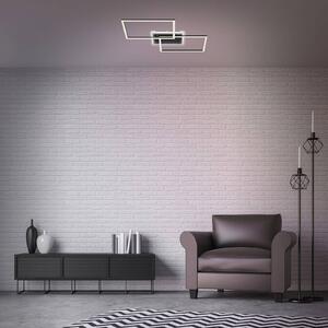 Briloner Lampa sufitowa LED Frame 2-punktowa, CCT, czarna