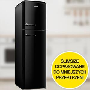 Lodówka AMICA FD280.3FB(E) No Frost 176.5 cm Czarna