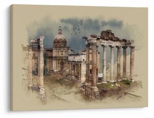 Obraz - Forum Romanum, Rzym, Włochy (70x50 cm)