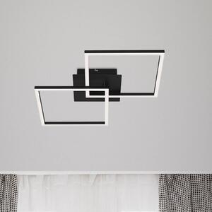 Briloner Lampa sufitowa LED Frame 2-pkt. switch dim czarna