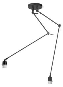 HighLight Lampa sufitowa Rod, 2-punktowa, czarna