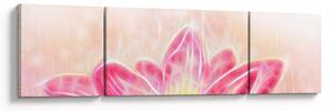Obraz kwiatu lotosu (170x50 cm)