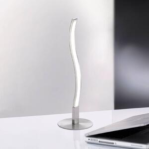 JUST LIGHT. GmbH Lampa stołowa LED Wav 3000K stal 30cm