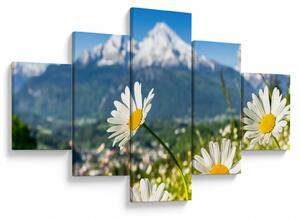 Obraz - Wiosna w Alpach (125x70 cm)