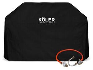 Grill ogrodowy gazowy KOLER Relish v1 Czarny 16 kW 66 x 40 cm
